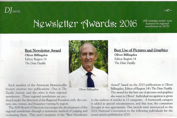 Newsletter Award